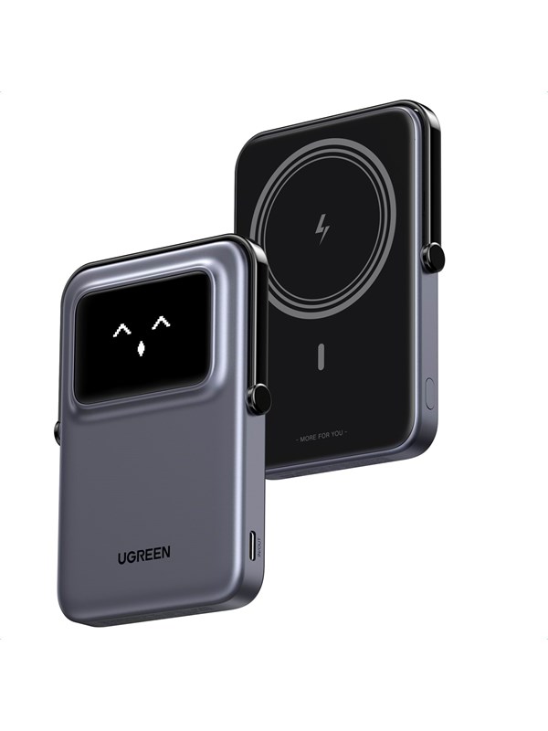 UGREEN Uno Magnetic Wireless 7.5W Nødlader - Grey - 5000 mAh
