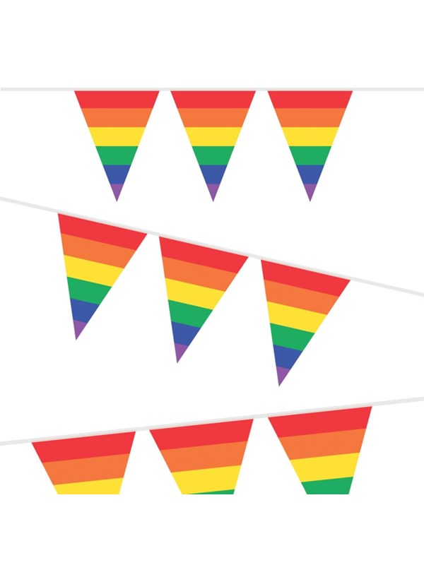 Haza Witbaard Flag line Rainbow 10mtr.