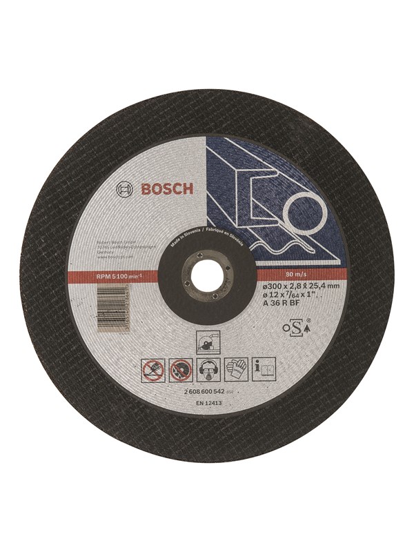 Bosch Kappeskive rett Expert for Metal A 36 R BF, 300 mm, 25,40 mm, 2,8 mm