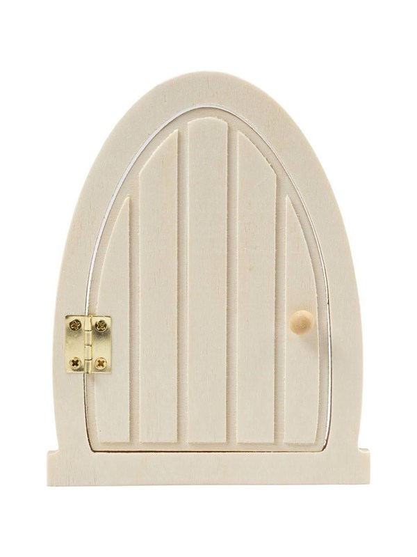 Creativ Company Wooden Miniature Door with Hinges 13x10cm