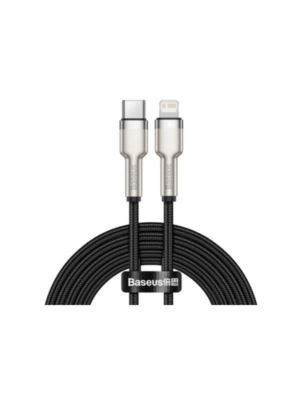 Baseus USB-C cable for Lightning  Cafule PD 20W 1m (black)