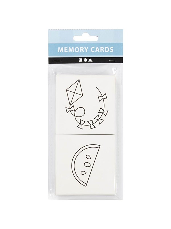 Creativ Company - Memo Cards White 13 Pairs