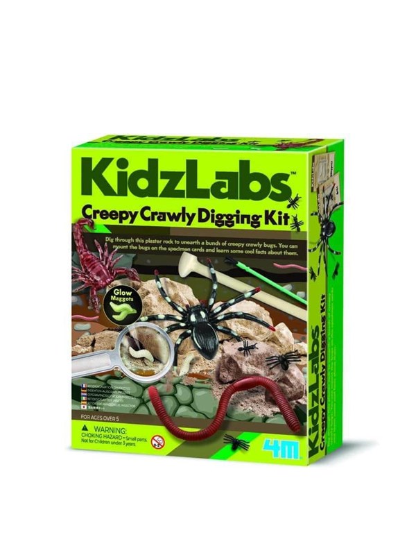 4M KIDZLABS / CREEPY CRAWLY DIGGING KIT