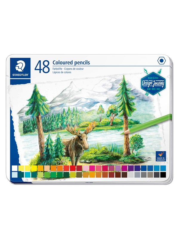 Staedtler Coloured pencil 48pcs     100% PEFC