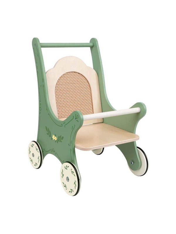 Classic World Vintage Wooden Doll's Pram