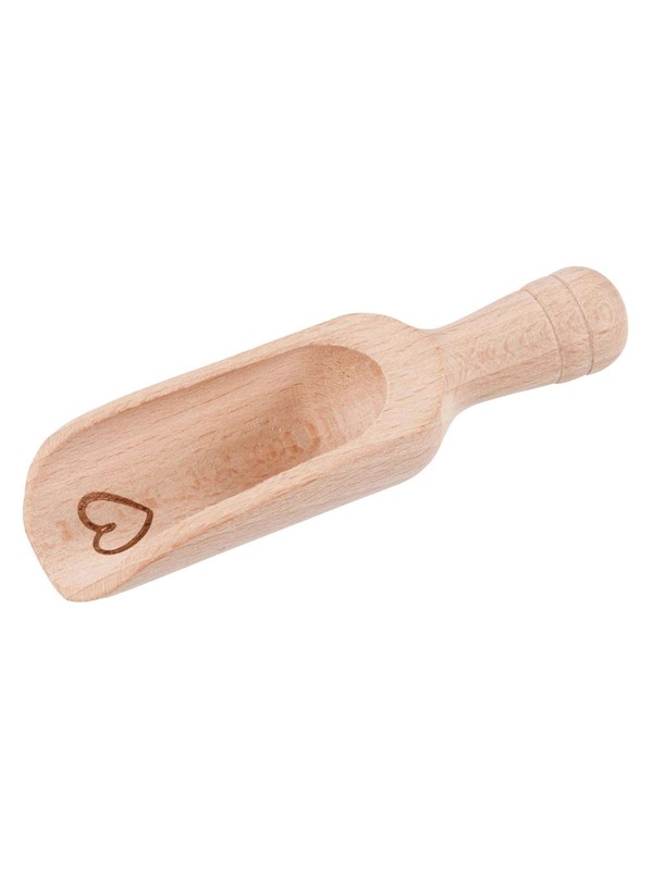 Goki Wooden Flour Scoop Heart Small 10cm