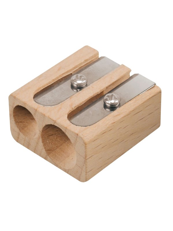 Lyra Sharpener Twin-Hole Pro Nat. Wood  ej bild