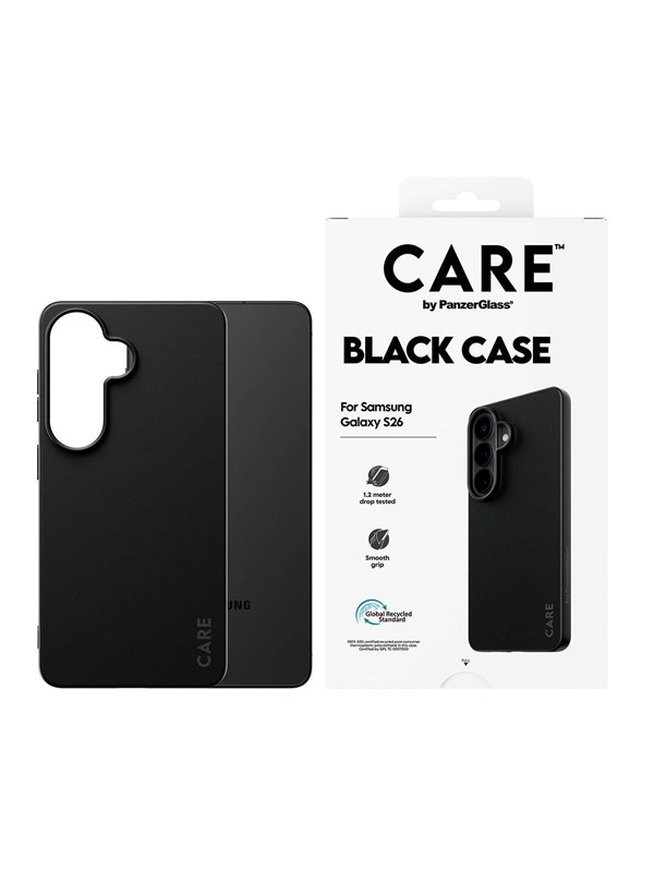 CARE by PanzerGlass TPU Case Black Samsung Galaxy S26
