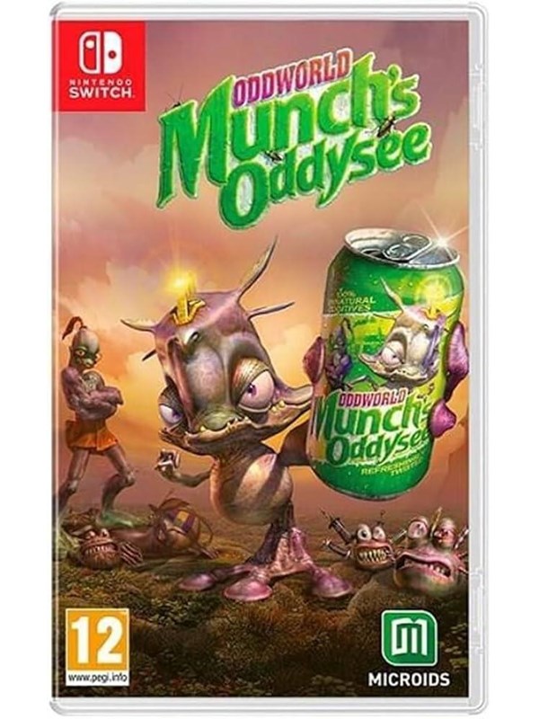 Oddworld: Munch's Oddysee (Code in a Box) - Nintendo Switch - Platformer
