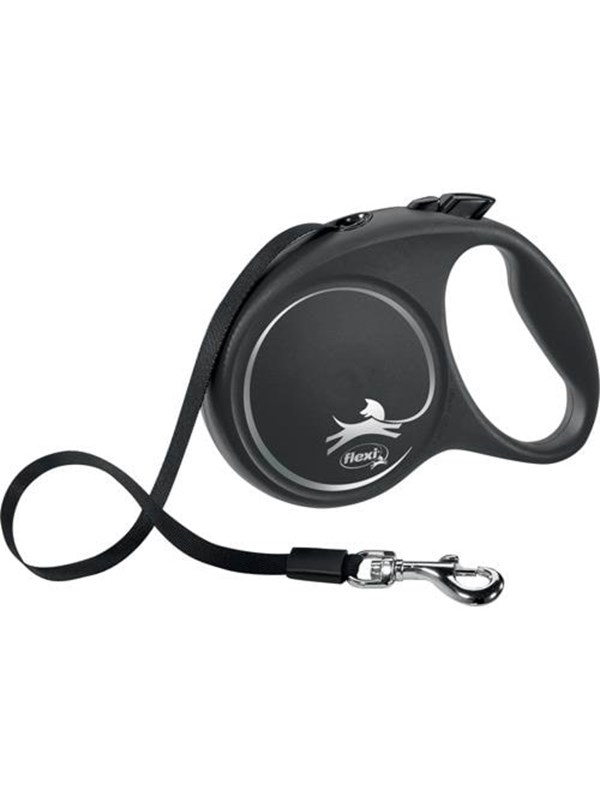 Flexi Black Design L leash 5 m 50 kg black