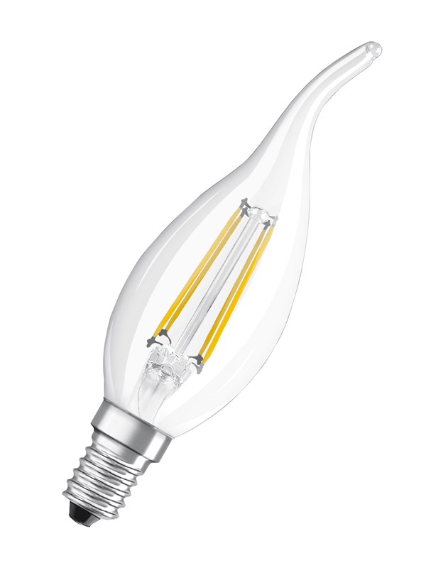 Osram LED-lyspære Candle Filament 4W/827 (40W) Clear E14