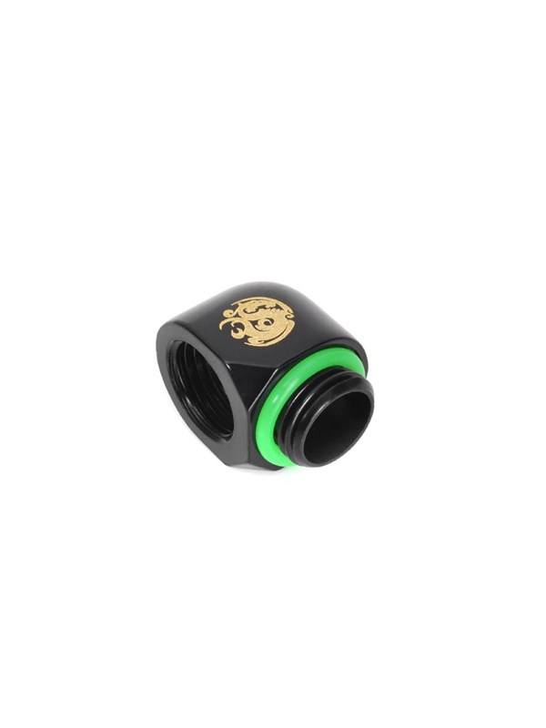 Bitspower G1/4" Matt Black 90-Degree IG1/4" Extender