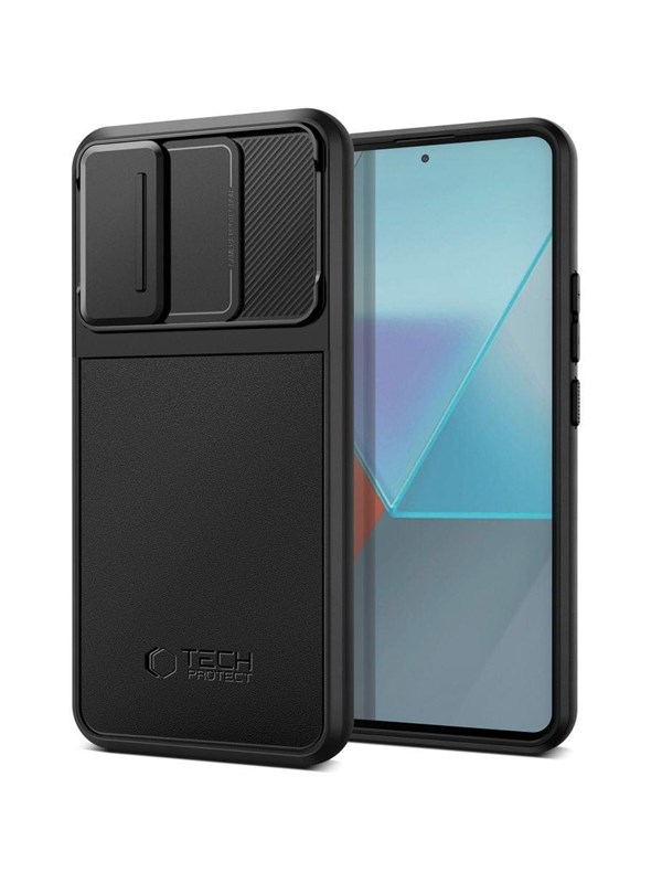 Tech-Protect Velar Cam+ Case for Xiaomi Redmi Note 13 Pro 5G / Poco X6 5G - Black