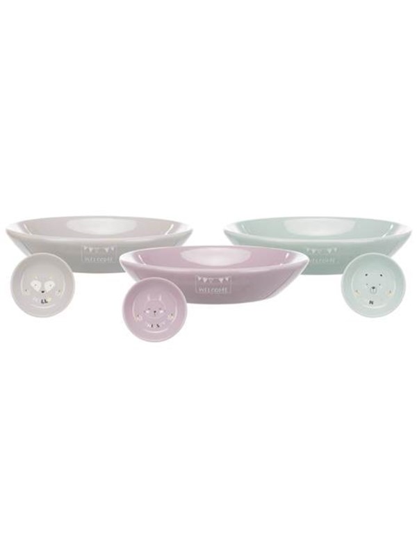 Trixie Junior Ceramic Bowl 0.2 l/ø 14 cm assorted colours