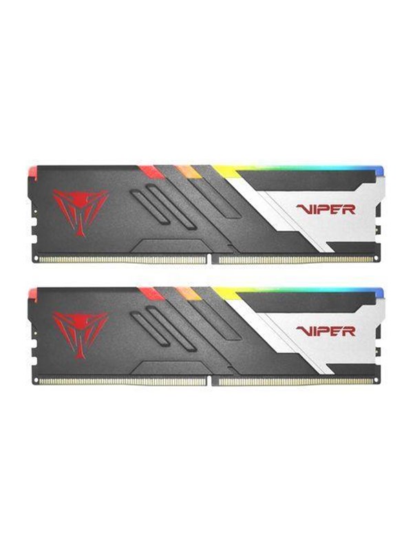 Patriot Viper Venom RGB DDR5-6000 - 32GB - CL36 - Dual Channel (2 pcs) - AMD EXPO & Intel XMP - Svart med RGB