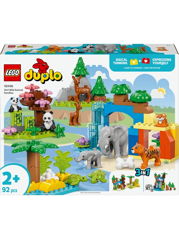 LEGO DUPLO 10446 3-i-1 Villdyrfamilier