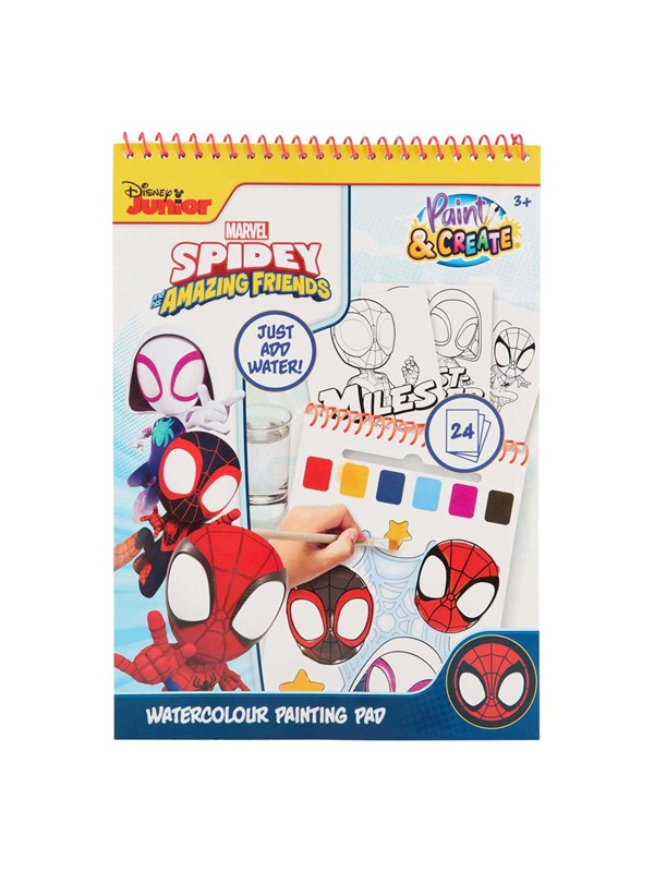 Canenco Spidey Water Paint Set Book - incl. Brush