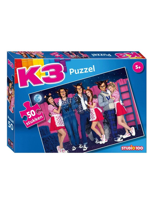 Studio 100 K3 Jigsaw Puzzle 3 Piglets and the Wolves 50 pcs.