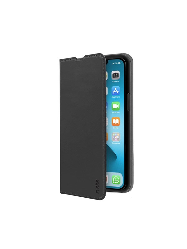 SBS Book Wallet Lite Case for iPhone 13 mini® - Black