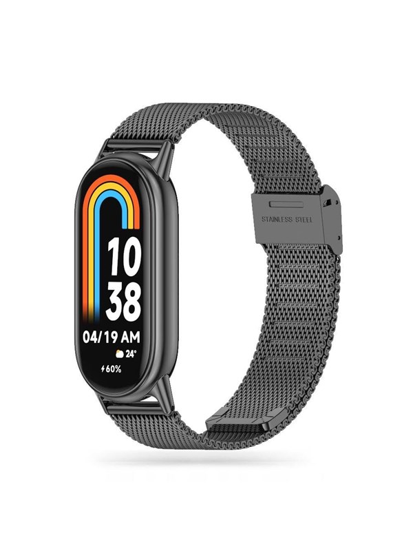 Tech-Protect MilaneseBand Strap for Xiaomi Smart Band 8 / 8 NFC - Black