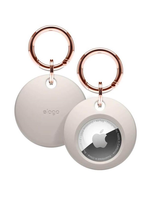 Elago Basic Key Chain for AirTag Stone