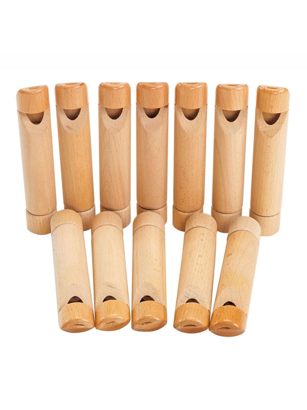 Colorations Decorate your own Wooden Sliding Whistle 12pcs