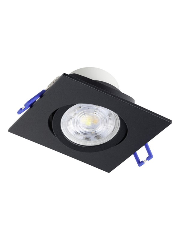 EGLO SALICETO INNEBYGD. KIP 88X88 450LM 4000K DAMPPB. SVART