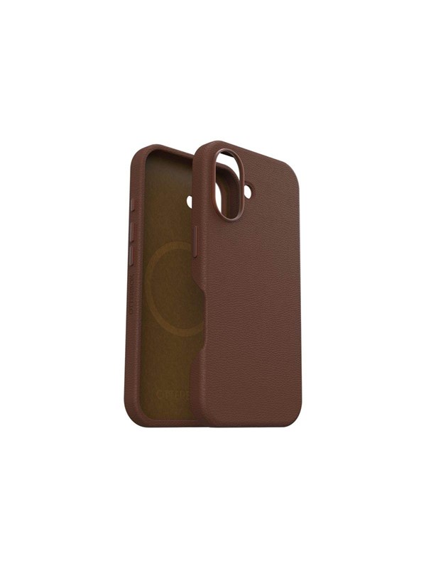 OtterBox Symmetry Cactus Leather Apple iPhone 16 Rich Adobe - brown