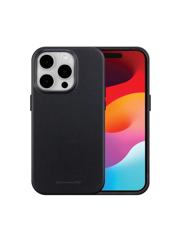 dbramante1928 Roskilde MagSafe Leather Case - iPhone 15 Pro - Black