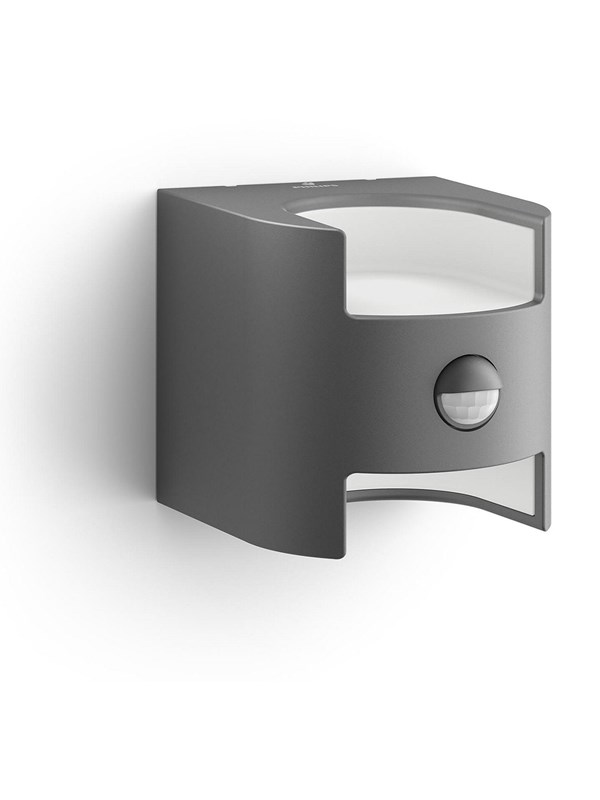 Philips Grass IR wall lantern anthracite 2x4.5W