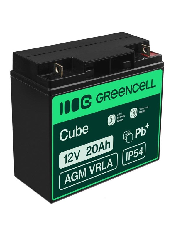 Green Cell AGM10 AGM 12V/20Ah Gel Deep Cycle