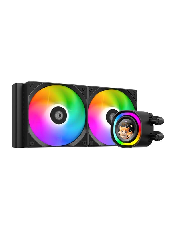 ID-Cooling FX240 LCD - CPU Vannkjøling - Max 25 dBA