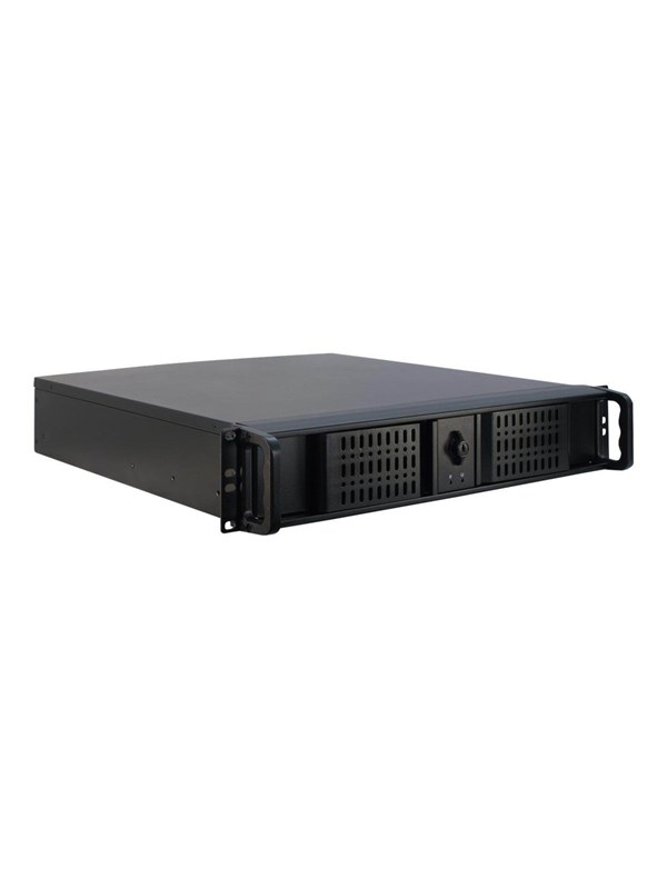 Inter-Tech IPC 2U-2098-SK - Kabinett - Server (Rack) - Svart