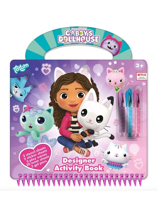 Totum GABBY´S DOLLHOUSE Designer Activity Book