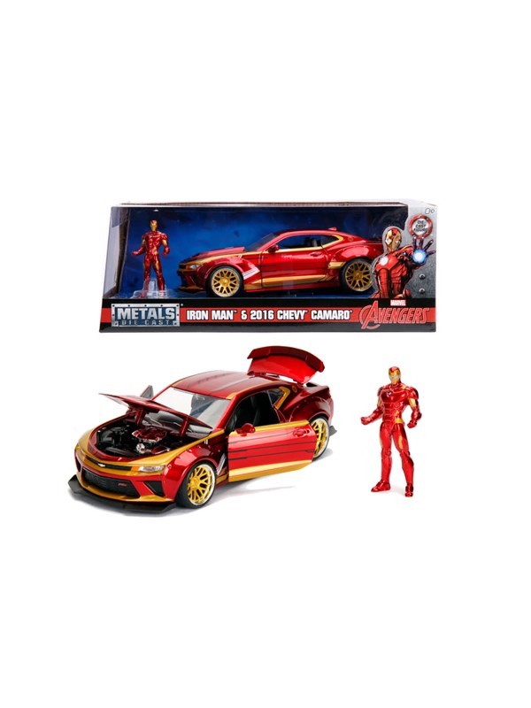 Jada Toys MarvEvi LOVE Ironman 2016 Chevy Camaro SS 1:24