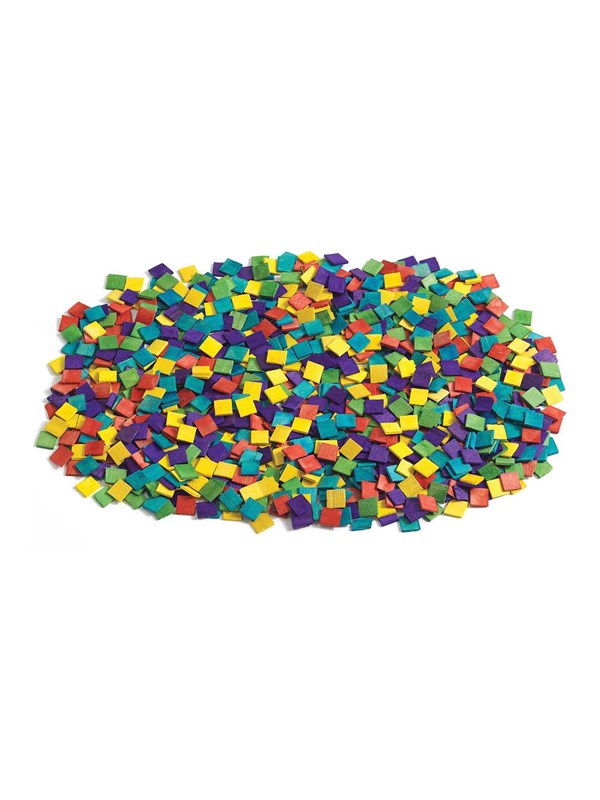 Colorations - Wooden Mosaic Squares 1000 pcs.