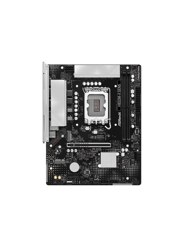 ASRock H810M-X Gen5 - motherboard - micro ATX - LGA1851 Socket - H810 Hovedkort - Intel H810 - Intel LGA1851 socket - DDR5 RAM - Micro-ATX