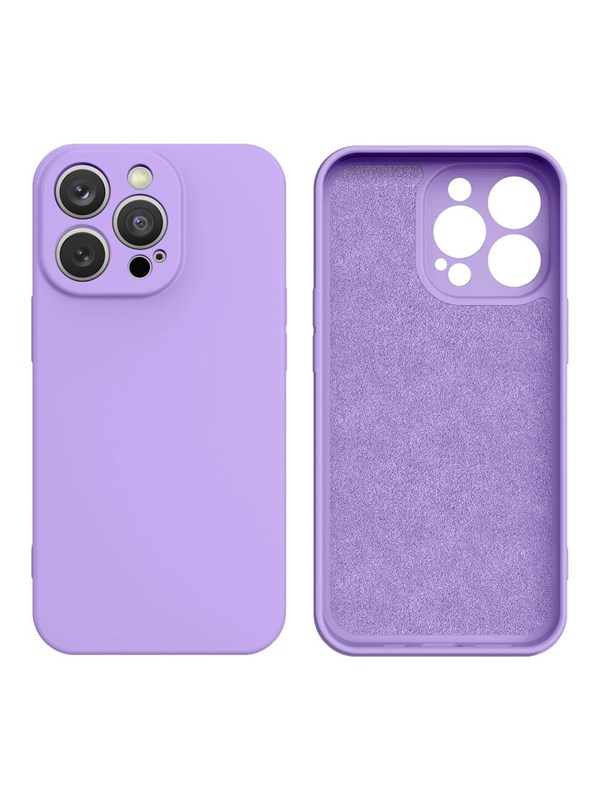 Hurtel Silicone Case iPhone 14 Plus Silicone Case Purple