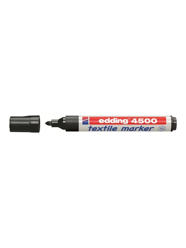 Edding - Felt-tip pen  4500 textile round black 2-3mm