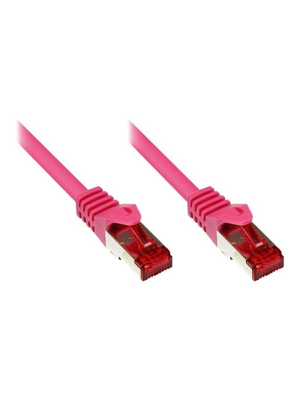 Alcasa electronik Good Connections RNS patch cable - 25 m - magenta - Rosa - 25m