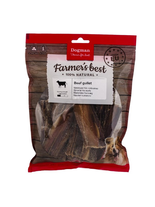 Dogman Farmers Best Beef Gullet Chews 200g