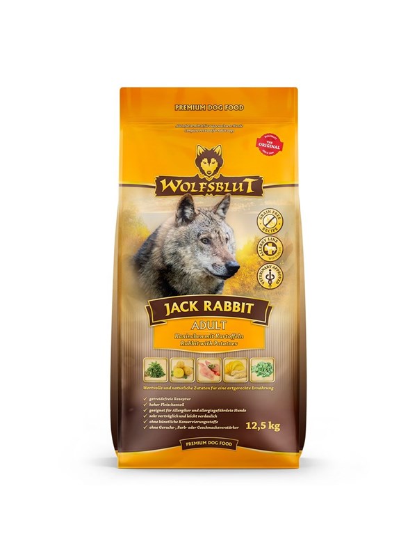 Wolfsblut Jack Rabbit - dry dog food - 12.5kg