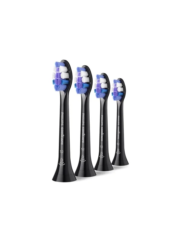Philips Børstehoder Sonicare S2 Sensitive HX6054 - replacement brushhead - black