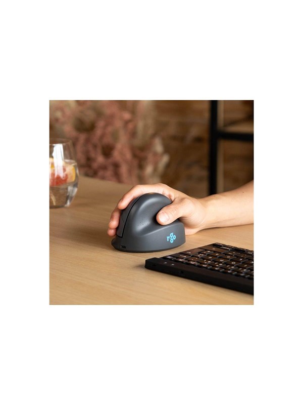 R-Go Tools R-Go HE Basic - Vertical mouse - Optisk - 3 knapper - Svart
