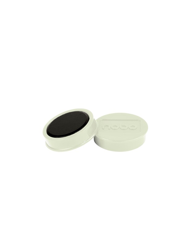 Nobo  Whiteboard magneter 38 mm, styrke 2,5 kg, pakke med 10 stk. Hvit