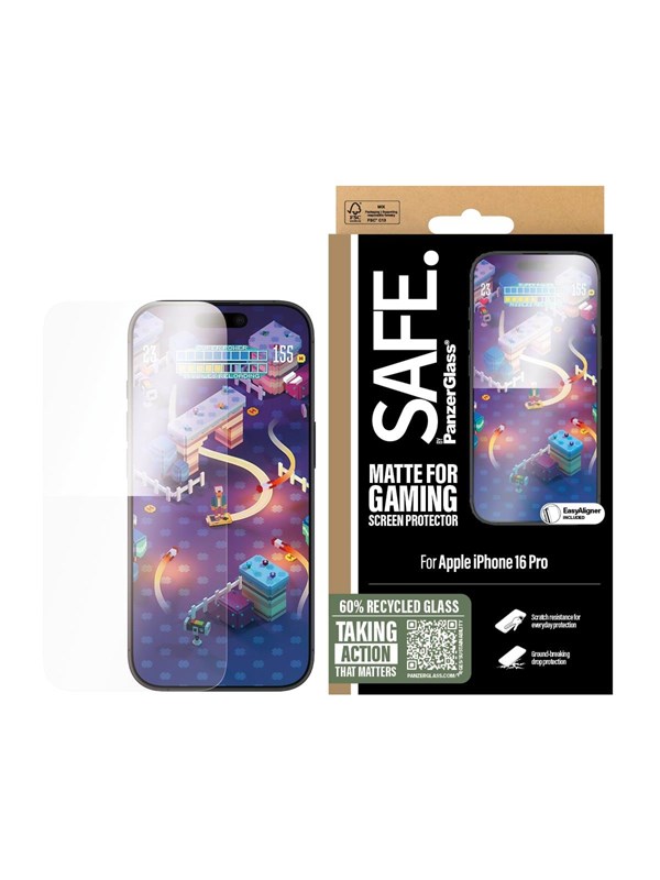 SAFE by PanzerGlass Gaming Screen Protector iPhone 16 Pro  | Ultra-Wide Fit
