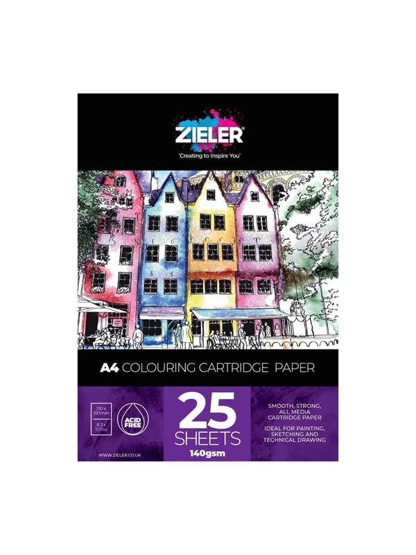Zieler Sketch pad A4 25 sheets 140g.