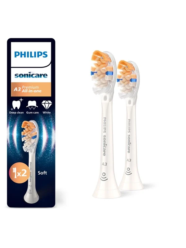 Philips Børstehoder Sonicare Premium All-in-One - White - 2 pcs