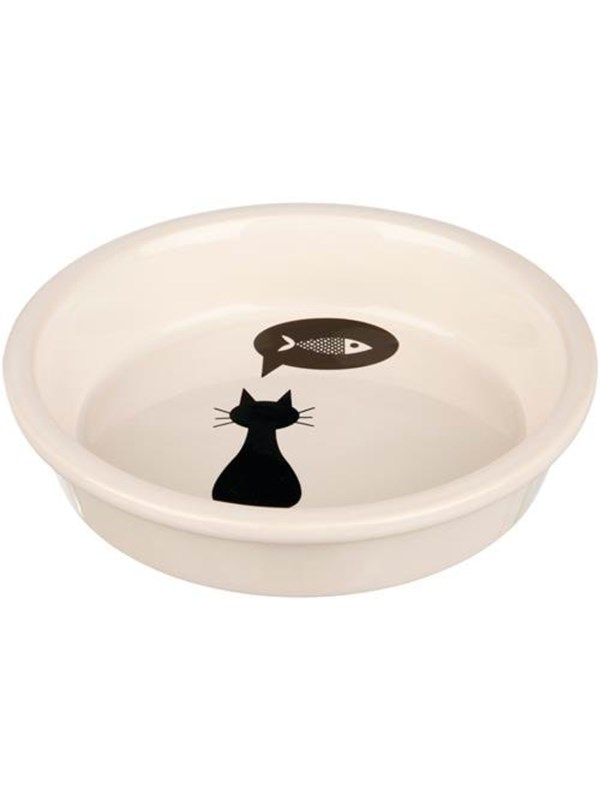 Trixie Ceramic Bowl cat 0.25 l/ø 13 cm white