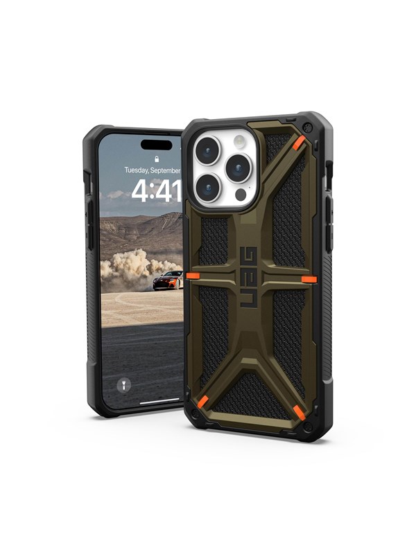 UAG Monarch kevlar element green - iPhone 15 Pro Max